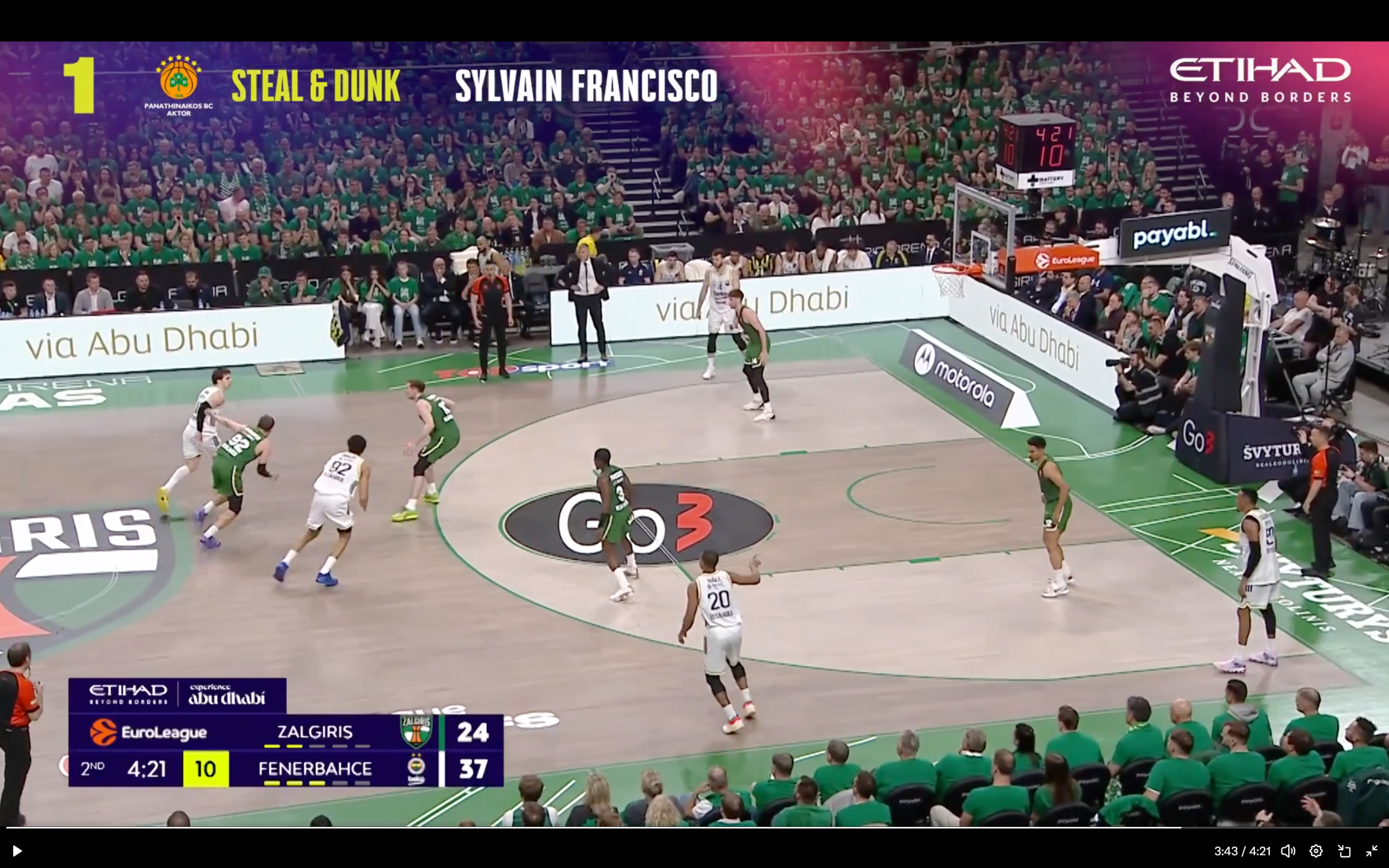 Γκάφα της Euroleague με Φρανσίσκο και... Παναθηναϊκό!